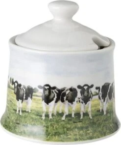 Wiebe Van Der Zee Suikerpot "Koe In Waterland"