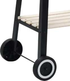 Verrijdbare Barbecue – Houtskool/Briketten - Verstelbare Grillplaat – Houten Tafel – Winscherm – Gewicht 5.9kg 16 Verrijdbare Barbecue – Houtskool/Briketten - Verstelbare Grillplaat – Houten Tafel – Winscherm – Gewicht 5.9kg -Keuken Accessoires Verkoop 1049x1200 1