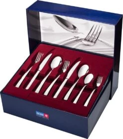 Sola Bestekset Bali - Modern - 9 Persoons - 90 Delig - Zilverwit Edelstaal 18/10 - RVS - Zilver -Keuken Accessoires Verkoop 1070x1200 1