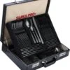 Swiss Pro+ Bestekset In Koffer-72 Delig-12 Persoons-Zwitsers Kwaliteit-Complete Set-100% Roestvrijstaal- Zwart -Keuken Accessoires Verkoop 1075x1200 1