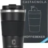 Castagnola Design RVS Koffiebeker To Go - Zwart - 380ml - Thermosbeker - Theebeker -Keuken Accessoires Verkoop 1103x1200
