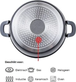 Cheffinger 28cm Lage Kookpot / Braadpan - CF-SC28 -Keuken Accessoires Verkoop 1110x1200