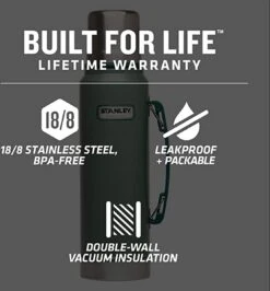 Stanley The Legendary Classic Bottle 1,40L - Thermosfles - Hammertone Green -Keuken Accessoires Verkoop 1113x1200 4