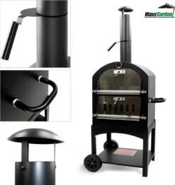 MaxxGarden Pizza Oven Buiten - Houtskool – Incl. Pizzasteen - 45x65x158cm 13 MaxxGarden Pizza Oven Buiten - Houtskool – Incl. Pizzasteen - 45x65x158cm -Keuken Accessoires Verkoop 1137x1200 4
