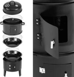 Merkloos Monzana Barbecue-ROKER-Grill-Oven -Keuken Accessoires Verkoop 1142x1200 1