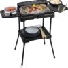 Princess 112250 Elektrische BBQ Met Zijplanken - BBQ - 40x25cm - Met En Zonder Statief Te Gebruiken - Met Zijplankjes - Ook Te Gebruiken Als Tafelgrill - 2200W -Keuken Accessoires Verkoop 1156x1200 2