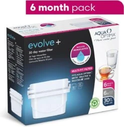 Aqua Optima Evolve+ Single Life - Wit - 6x 100 Liter -Keuken Accessoires Verkoop 1165x1200 1