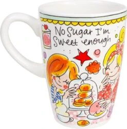 Blond Amsterdam Even Bijkletsen Beker XL 500 Ml - Mint Rand -Keuken Accessoires Verkoop 1183x1200 1