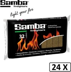 Samba Aanmaakblokjes Bruin á 24 X 32 Stuks - Omdoos Is 768 Aanmaakblokjes -Keuken Accessoires Verkoop 1191x1200 5