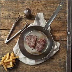 DeBuyer Mineral B Element Koekenpan - Zilver - Rond - Ø 24 Cm -Keuken Accessoires Verkoop 1196x1200