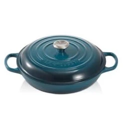 Le Creuset Braadpan Campagnard Signature Deep Teal - ø 30 Cm / 3.5 Liter 10 Le Creuset Braadpan Campagnard Signature Deep Teal - ø 30 Cm / 3.5 Liter -Keuken Accessoires Verkoop 1197x1200 2
