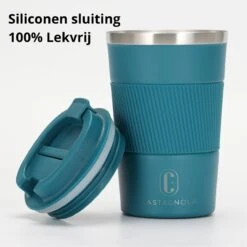 Castagnola Design RVS Koffiebeker To Go - Blauw - 380ml - Thermosbeker - Theebeker -Keuken Accessoires Verkoop 1198x1200 14