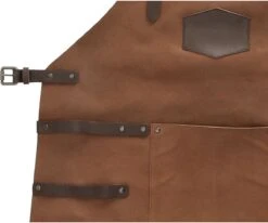 Old West BBQ Schort Barbecue Schort Leer - Cognac Bruin -Keuken Accessoires Verkoop 1200x1001 1