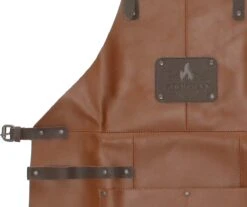 Goodman - BBQ Schort - Echt Leer - Leren Schort Man - Cognac Bruin -Keuken Accessoires Verkoop 1200x1005