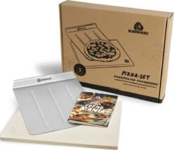 Burnhard Pizzasteen 38 X 30 X 1,5 Cm + Pizzaschep 26 Burnhard Pizzasteen 38 X 30 X 1,5 Cm + Pizzaschep -Keuken Accessoires Verkoop 1200x1032 4
