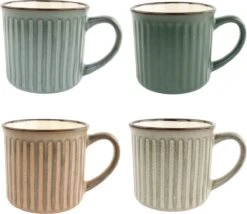 OTIX Koffiekopjes - Met Oor - Set Van 4 - Aardewerk - 250 Ml -Keuken Accessoires Verkoop 1200x1042 1