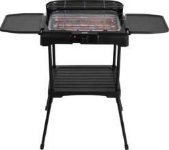 Princess 112250 Elektrische BBQ Met Zijplanken - BBQ - 40x25cm - Met En Zonder Statief Te Gebruiken - Met Zijplankjes - Ook Te Gebruiken Als Tafelgrill - 2200W -Keuken Accessoires Verkoop 1200x1065