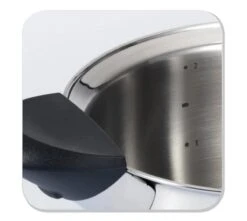 BK Q-linair Classic Pannenset - 5 Delig - RVS - Veilig Afgietsysteem - Inductie -Keuken Accessoires Verkoop 1200x1075