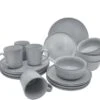 Excellent Serviesset - Servies - 16 Stuks - Aardewerk - Grijs -Keuken Accessoires Verkoop 1200x1125 2