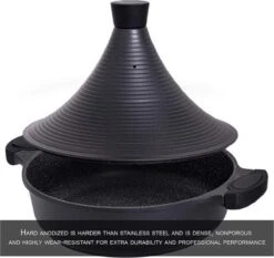 Aluminium Tajine Agadir- Matt Black Geschikt Ook Voor Inductie 14 Aluminium Tajine Agadir- Matt Black Geschikt Ook Voor Inductie -Keuken Accessoires Verkoop 1200x1131 3