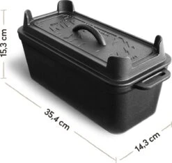 Burnhard Gietijzeren Broodpan 3,5 L - Broodbakvorm -Keuken Accessoires Verkoop 1200x1136 4