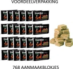 Samba Aanmaakblokjes Bruin á 24 X 32 Stuks - Omdoos Is 768 Aanmaakblokjes -Keuken Accessoires Verkoop 1200x1148 3