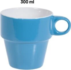 Orange85 Koffiekopjes - Met Houder - Set Van 6 - Gekleurd - 300 Ml - Keramiek -Keuken Accessoires Verkoop 1200x1179