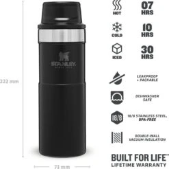 Stanley Trigger-Action Travel Mug 0.47L - Thermosfles - Matt Black 27 Stanley Trigger-Action Travel Mug 0.47L - Thermosfles - Matt Black -Keuken Accessoires Verkoop 1200x1195 12