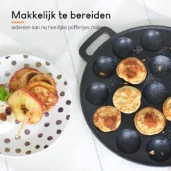 Ocina Poffertjespan Accessoires Set - Doseerfles - Poffertjes Spuitfles - 6x Poffertjes Vork - Kwast - Siliconen Kwast - Bakkwast - Gratis Poffertjes E-Book -Keuken Accessoires Verkoop 1200x1198 10