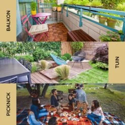 Ozocozy BBQ-ONE Houtskool Tafelbarbecue - Ø30 Cm- Zwart - Incl. Draagtas, Siliconen Bakkwast En RVS-Barbecuetang -Keuken Accessoires Verkoop 1200x1200 1015