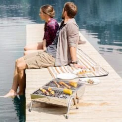 BBQ Collection Houtskoolbarbecue - Cilinder - Chroom 18 BBQ Collection Houtskoolbarbecue - Cilinder - Chroom -Keuken Accessoires Verkoop 1200x1200 1016