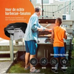 GrillX Barbecue Hoes - 145 X 61 X 117cm - BBQ Hoes Waterdicht - Beschermhoes Inclusief Trekkoord - BBQ Accesoires 11 GrillX Barbecue Hoes - 145 X 61 X 117cm - BBQ Hoes Waterdicht - Beschermhoes Inclusief Trekkoord - BBQ Accesoires -Keuken Accessoires Verkoop 1200x1200 1111