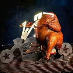 GrillX Beer Can Chicken Houder - Kiphouder Motorcycle - BBQ Accesoires - Bierkip - Barbeque Gereedschap - Chicken Sitter -Keuken Accessoires Verkoop 1200x1200 1156