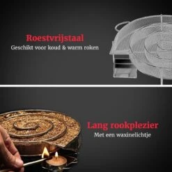 GrillX Cold Smoke Generator Met 1KG Appel Rookmot - 6 Liter - Smokerbox - RVS Rookbox - Rookgenerator - Koud Roken - BBQ Accesoires -Keuken Accessoires Verkoop 1200x1200 1181