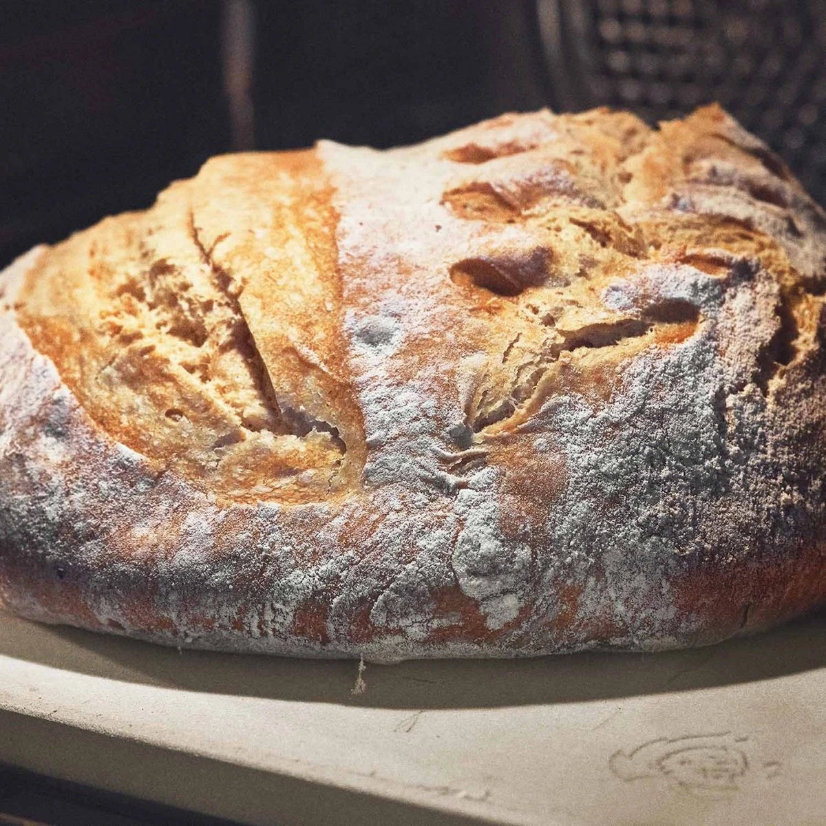 Burnhard Pizzasteen 38 X 30 X 1,5 Cm + Pizzaschep 7 Burnhard Pizzasteen 38 X 30 X 1,5 Cm + Pizzaschep - Afbeelding 5