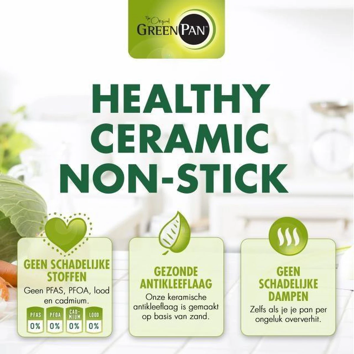 GreenPan Cambridge Koekenpan 26cm - Zwart - Inductie - PFAS-vrij 9 GreenPan Cambridge Koekenpan 26cm - Zwart - Inductie - PFAS-vrij - Afbeelding 7