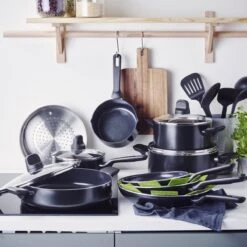 GreenPan Memphis Pannenset - 20-delig - Zwart - Inductie - PFAS-vrij -Keuken Accessoires Verkoop 1200x1200 198