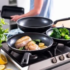 GreenPan Memphis Koekenpannenset - 3-delig - Zwart - Inductie - PFAS-vrij -Keuken Accessoires Verkoop 1200x1200 220