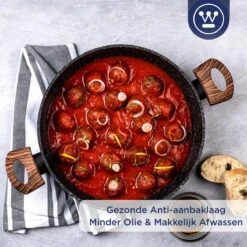 Westinghouse Hapjespan Inductie - Ø 32 Cm - Zwart Marmer - Speciale Editie - Met Deksel -Keuken Accessoires Verkoop 1200x1200 264