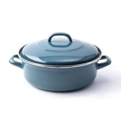 BK Fortalit Braadpan Ø 28 Cm - Blauw - Emaille - Inductie -Keuken Accessoires Verkoop 1200x1200 284