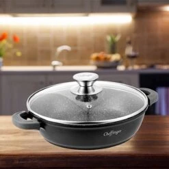 Cheffinger 28cm Lage Kookpot / Braadpan - CF-SC28 -Keuken Accessoires Verkoop 1200x1200 339