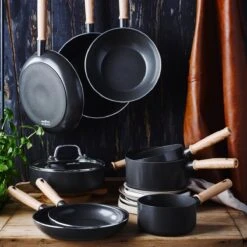 GreenChef Vintage Wokpan 28cm/3.7L - Zwart - Inductie - PFAS-vrij -Keuken Accessoires Verkoop 1200x1200 4