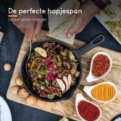 Ocina Gietijzeren Pan – Set Van 3 Stuks – ø25cm, ø19.5cm En ø16cm - Skillet - Koekenpan – Hapjespan – Koekenpan Inductie – Koekenpannenset - Gietijzeren Pan Bbq - Gietijzer - Incl. Receptenboek 16 Ocina Gietijzeren Pan – Set Van 3 Stuks – ø25cm, ø19.5cm En ø16cm - Skillet - Koekenpan – Hapjespan – Koekenpan Inductie – Koekenpannenset - Gietijzeren Pan Bbq - Gietijzer - Incl. Receptenboek -Keuken Accessoires Verkoop 1200x1200 407
