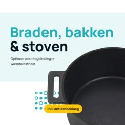 MOA Gietijzeren Braadpan - Inhoud 7,1 Liter - 29CM - Rond - Alle Warmtebronnen - Ook Voor Inductie - Gewicht 7,6 Kg - Zwart - MC29B 14 MOA Gietijzeren Braadpan - Inhoud 7,1 Liter - 29CM - Rond - Alle Warmtebronnen - Ook Voor Inductie - Gewicht 7,6 Kg - Zwart - MC29B -Keuken Accessoires Verkoop 1200x1200 565