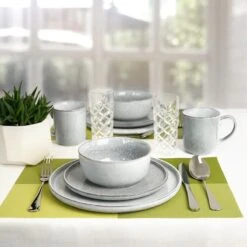 Excellent Serviesset - Servies - 16 Stuks - Aardewerk - Grijs -Keuken Accessoires Verkoop 1200x1200 681