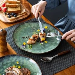 Serviesset 8 Personen - 24 Delig - Handgemaakt Keramiek - Vancasso Groen -Keuken Accessoires Verkoop 1200x1200 703