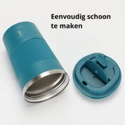 Castagnola Design RVS Koffiebeker To Go - Blauw - 380ml - Thermosbeker - Theebeker -Keuken Accessoires Verkoop 1200x1200 718