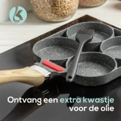 Culistar Pannenkoekenpan Inductie - Pancake Pan - Omeletpan - Omeletmaker - Eierpan - Inclusief Receptenboekje -Keuken Accessoires Verkoop 1200x1200 72