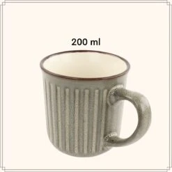 OTIX Koffiekopjes - Met Oor - Set Van 4 - Aardewerk - 200 Ml -Keuken Accessoires Verkoop 1200x1200 731