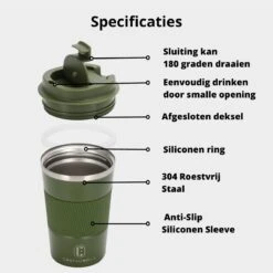 Castagnola Design RVS Koffiebeker To Go - Groen - 380ml - Thermosbeker - Theebeker 16 Castagnola Design RVS Koffiebeker To Go - Groen - 380ml - Thermosbeker - Theebeker -Keuken Accessoires Verkoop 1200x1200 744